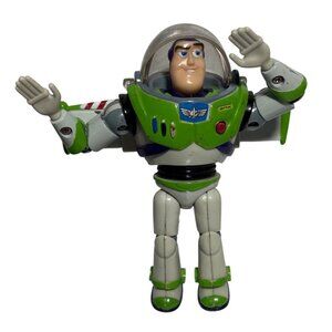 Thinkway Buzz Lightyear Action Figure 5.25" Tall Toy Story 1995
